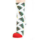 Holiday Christmas Tree Print Socks